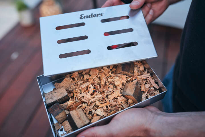 Enders Räucherbox Edelstahl (universell)